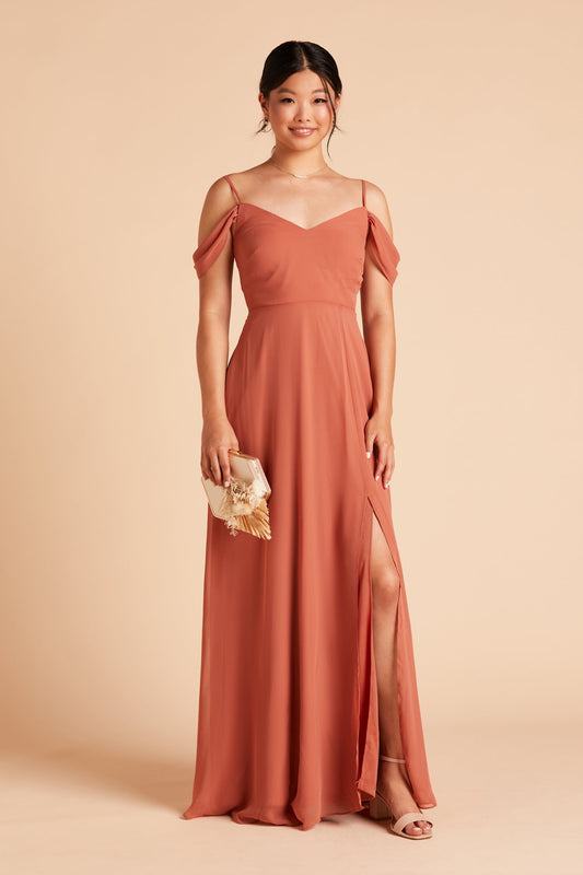 Bridesmaid Dress in Terracotta ...